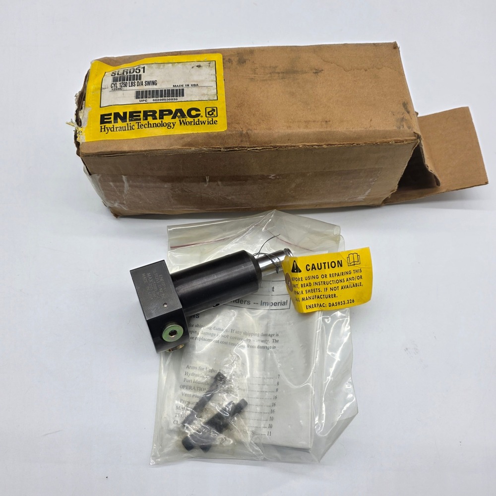 Enerpac Hydraulic Cylinder SLRD51‎ 1250 LBS D/A Swing Cylinder New